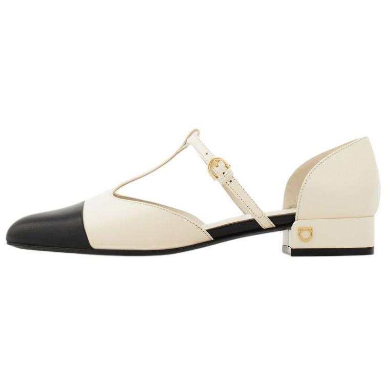 FERRAGAMO Gancini Casual Shoes 2cm Women's White
