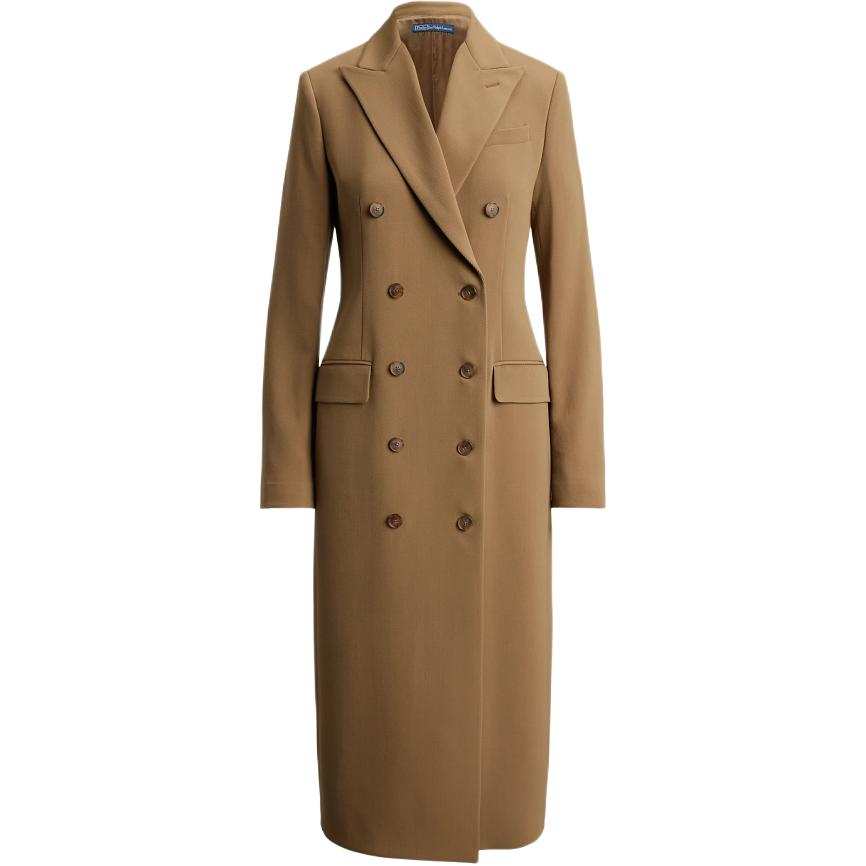 Polo Ralph Lauren Coat Straight Fit Version Women's Camel