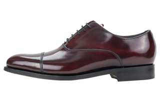 BARKER Leather Men's Casual Shoes Men's Red