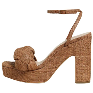 Loeffler Randall Fae One Strap Sandals 11.4cm Women's Brown