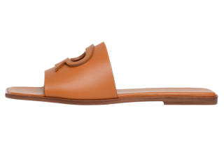 GIANVITO ROSSI Ribbon Slide Slippers Women's Brown