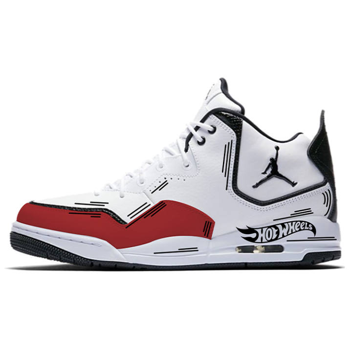 Jordan Jordan Courtside 23 Ancora Red, Trendy, Casual Comfortable, Street Classic And Versatile Abrasion Resistant Mid top