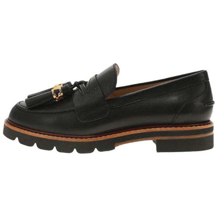 Stuart Weitzman Stuart Weitzman/SW Manila Cow Leather Loafers Women's Black