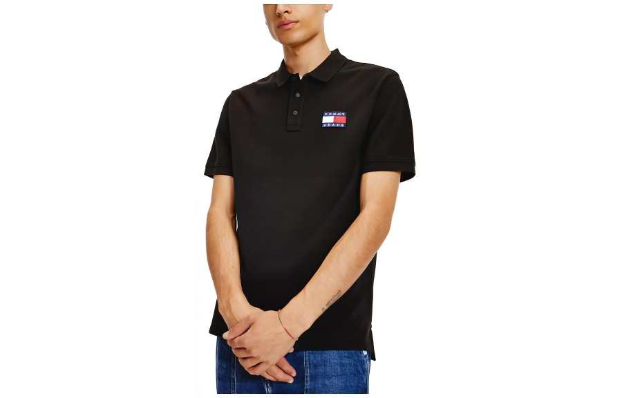 Tommy Hilfiger Polo Shirt Men's Black