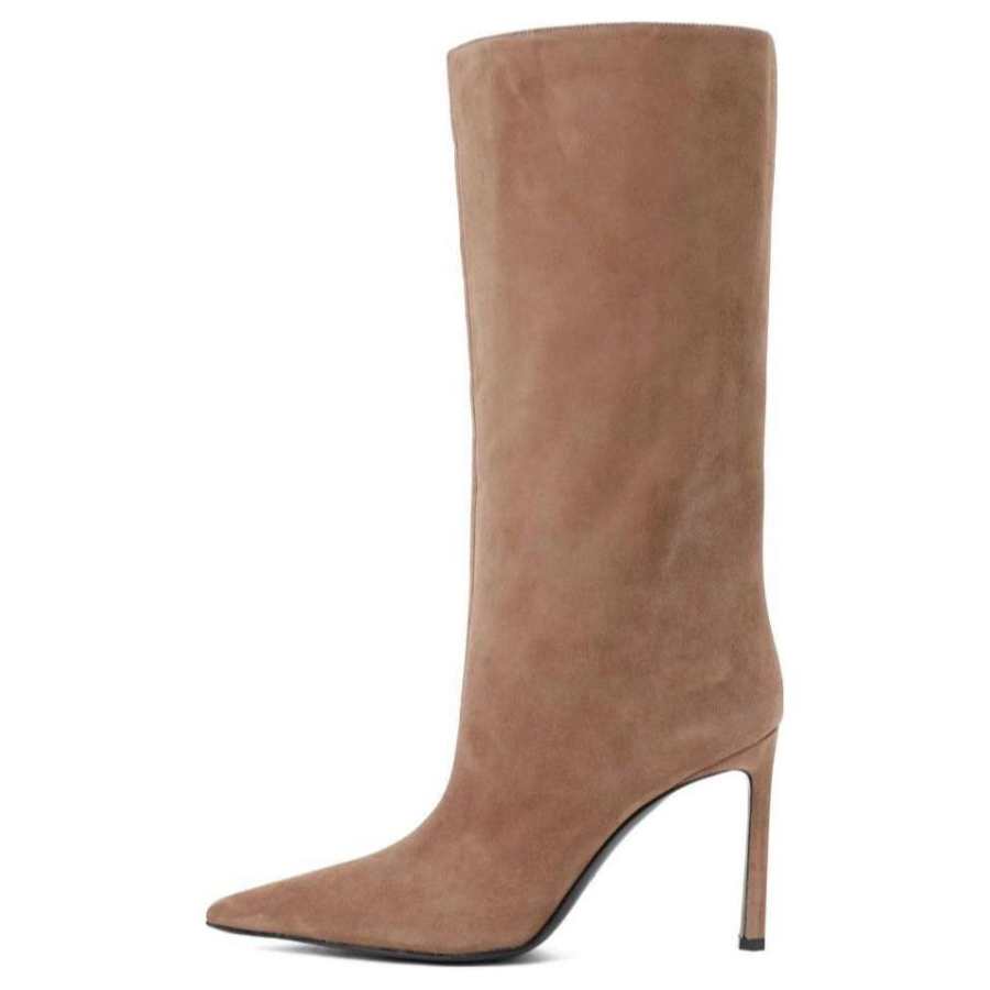 SERGIO ROSSI Liya 90mm Suede Boots