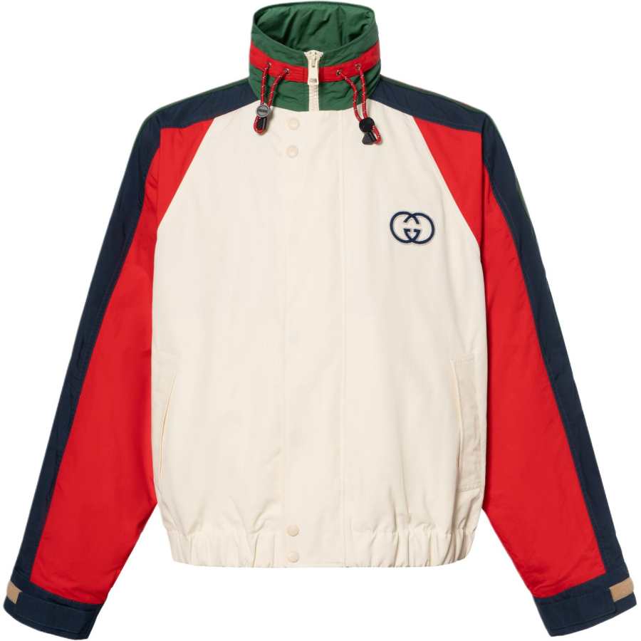 GUCCI GUCCI Colour-block Bomber Jacket