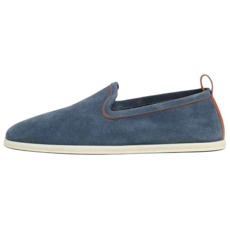 Loro Piana Venice Walk Casual Shoes Men's Dark Blue