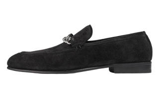Jimmy Choo Marti Reverse Suede Men's Casual Shoes Men's Black