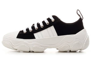 RED VALENTINO Low top Running Shoes Women's Black White