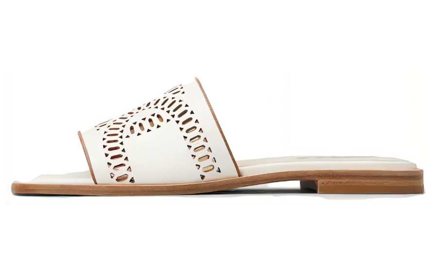 TOD'S Laser Cut Open Toe Sandals Women's