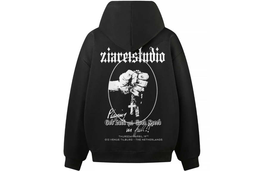 ZIAREL Sweatshirts Unisex Hooded Moderate Heavyweight