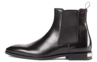 Roberto Cavalli Leather Chelsea Boots Men's Black