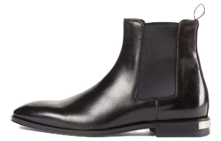Roberto Cavalli Leather Chelsea Boots Men's Black