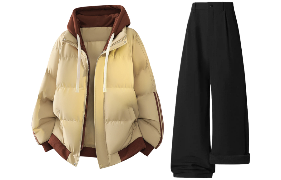 GWAF Casual Sportswear Unisex Hooded Thickened