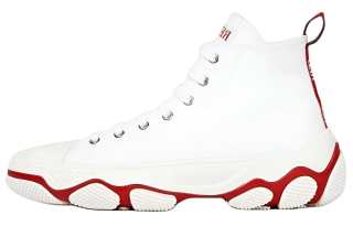 RED VALENTINO Canvas High top Casual Shoes Women's White