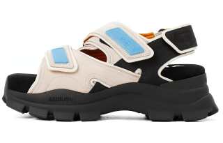 AMBUSH Leather One Strap Sandals Men's White