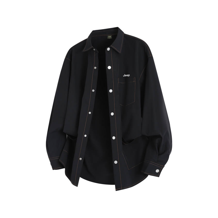 Jeep Jeep Shirts Unisex Lapel Moderate Workwear