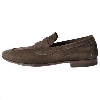 Henderson Baracco Penny-slot Suede Loafers