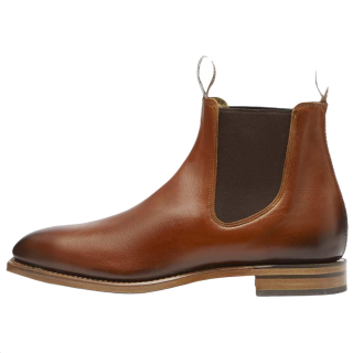 R.M.WILLIAMS Leather Short Chelsea Boots Men's Brown