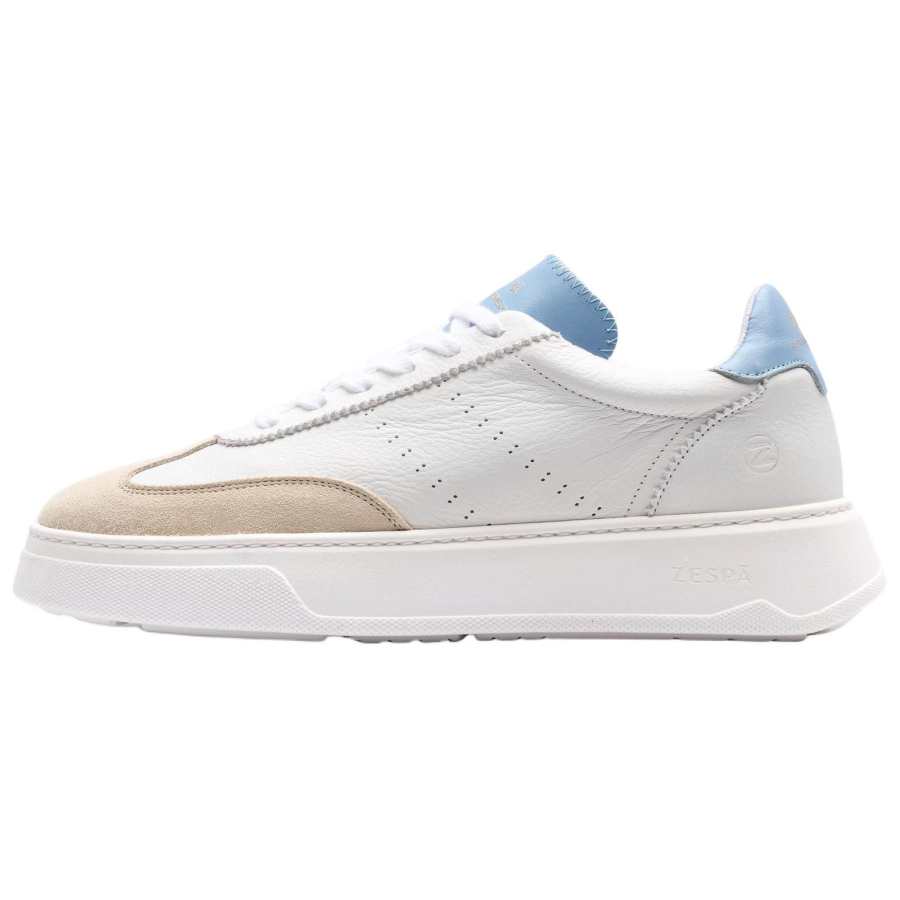 ZESPA Zspgt Ma Suede Skateboard Shoes Women's White Blue