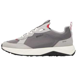 HUGO BOSS Leather Comfortable Low top Casual Shoes Men's Gray
