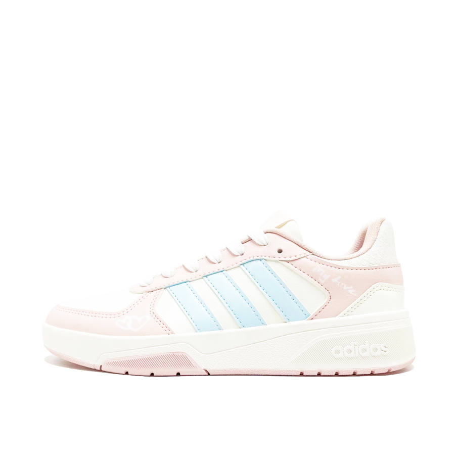 Adidas Adidas COURTBEAT Peach Frost Blue Strap Wrapping, Wear Resistant And Non Slip Low top Skateboard Shoes Unisex