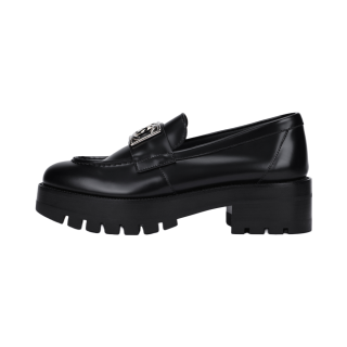 CHANEL Loafers 5cm Women's Black