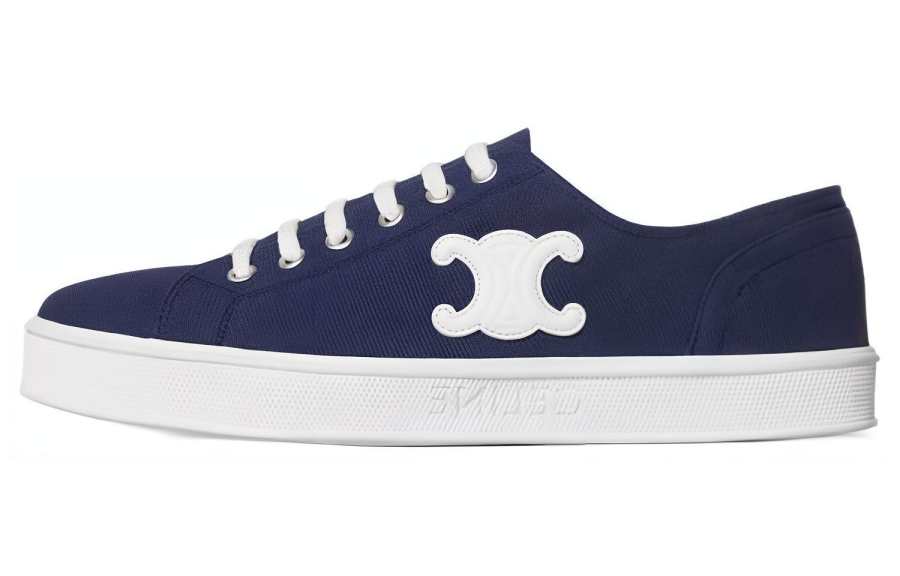 CELINE Comfortable And Breathable Low top Skateboard Shoes Women's Blue