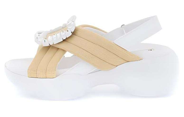 Roger Vivier One Strap Sandals Women's Yellow