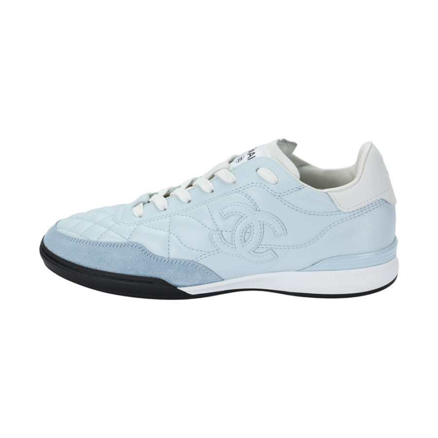 CHANEL 25S Low top Casual Shoes Women's Blue