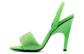The Attico crystal-embellished open-toe sandals Women's