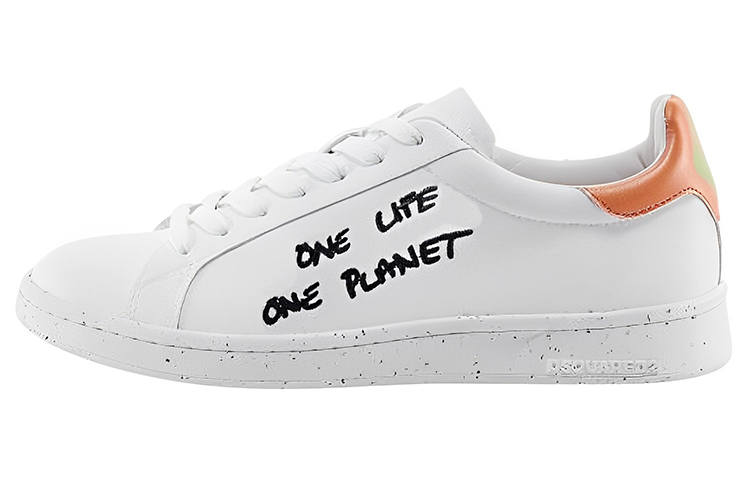 DSQUARED 2 DSQUARED 2 One Life Leather Low top Skateboard Shoes Men's White