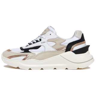 D.A.T.E. D.A.T.E Fuga Suede Low top Casual Shoes Women's White Black