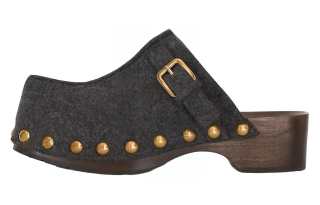 ETRO Studded Street Style Wool Sandals
