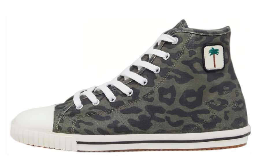 PALM ANGELS High top Stylish Skateboarding Shoes Men's Army Green
