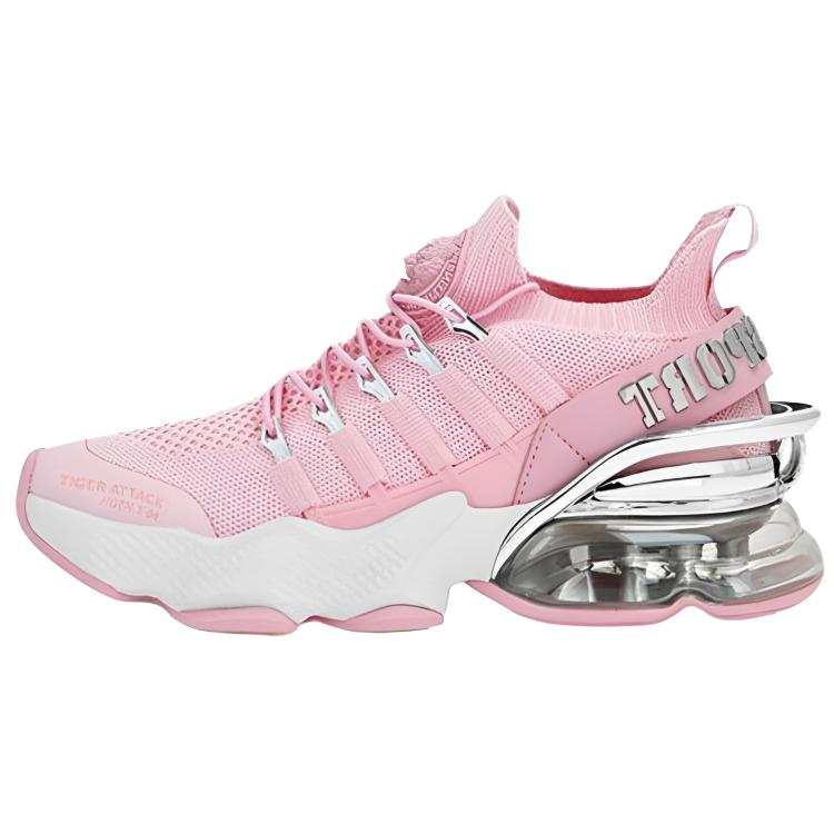 PLEIN SPORT Tiger Attack Low top Casual Shoes 3cm Unisex Pink