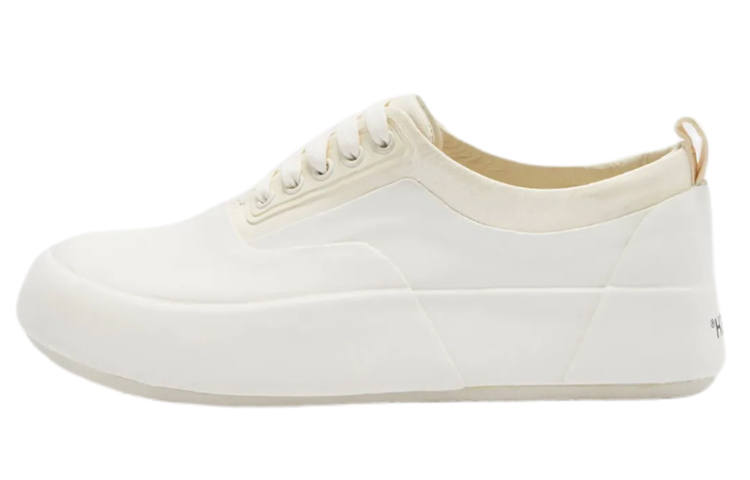 AMBUSH Mixed Media Low-Top Sneakers White Women's