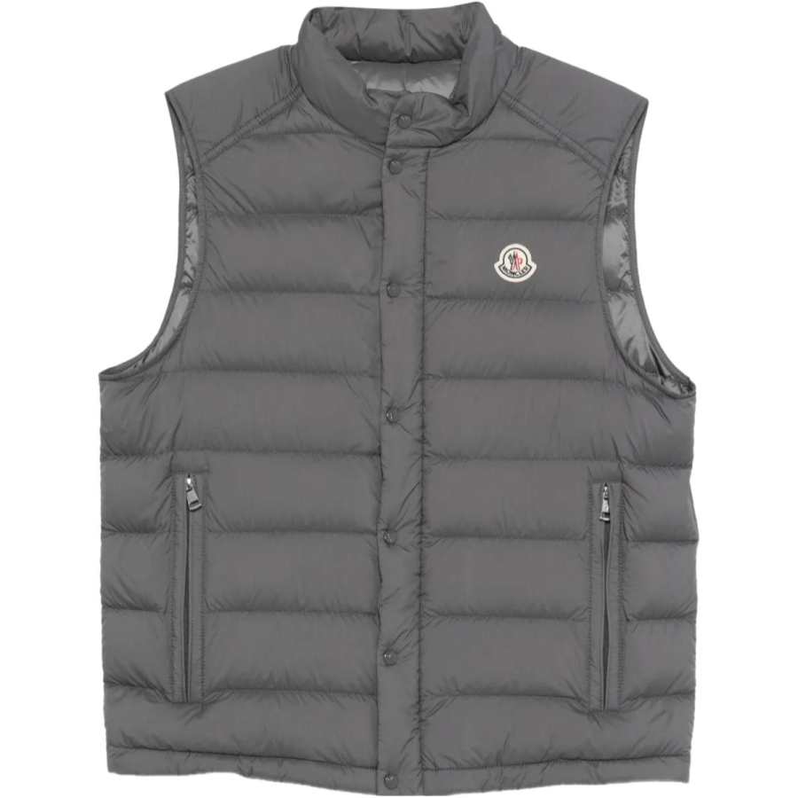 Moncler Moncler Barthe Button-Up Padded Gilet