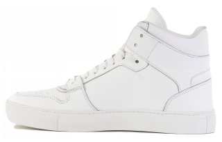 Roberto Cavalli Leather High top Skateboard Shoes Women's White