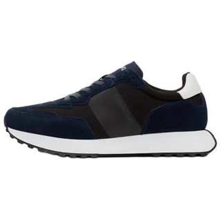 CALVIN KLEIN Suede Low top Casual Shoes Men's Blue