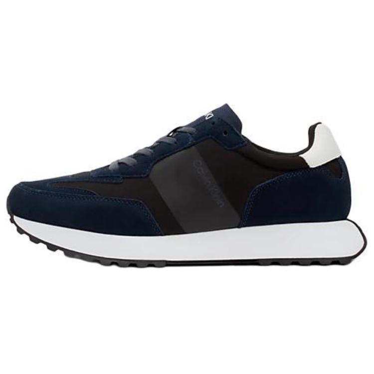CALVIN KLEIN Suede Low top Casual Shoes Men's Blue