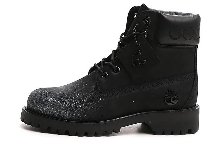 Jimmy Choo Timberland 6" Boot Jimmy Choo Premium Black Glitter