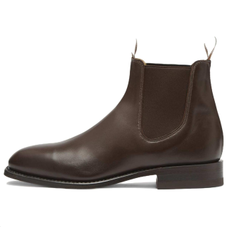 R.M.WILLIAMS Signature Craftsman Short Chelsea Boots Men's Dark Umber
