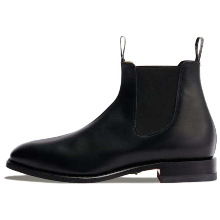 R.M.WILLIAMS Signature Craftsman Short Chelsea Boots Men's Black