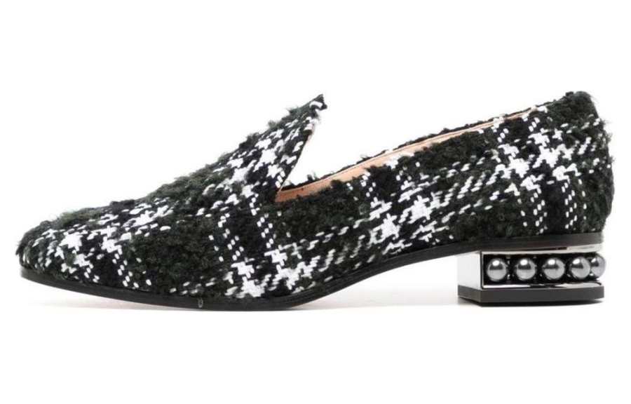NICHOLAS KIRKWOOD Cow Leather Loafers Women's Black