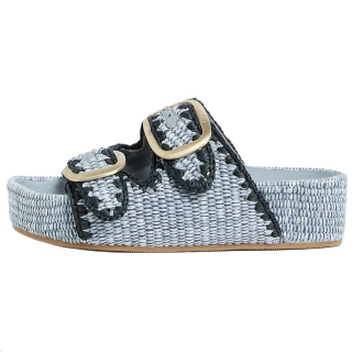 Loeffler Randall Slide Slippers 3.8cm Women's Blue