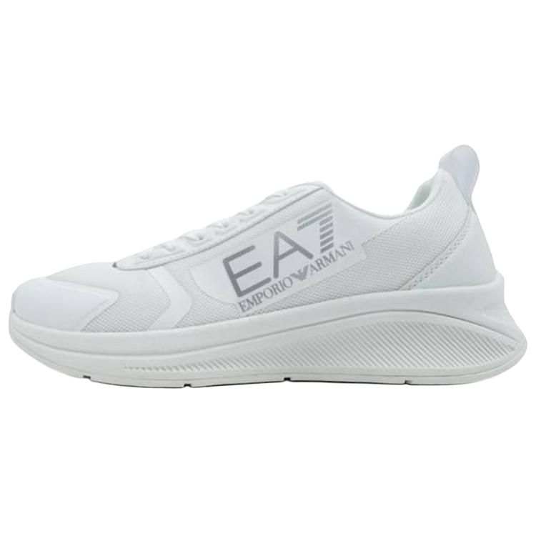 EMPORIO ARMANI EA7 Fabric Low top Sports Casual Shoes Unisex White