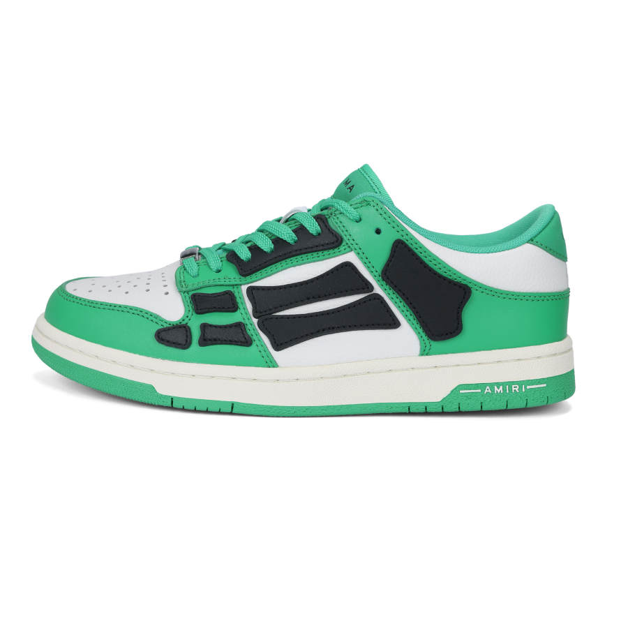 AMIRI Leather Low top Skateboard Shoes Men's Green