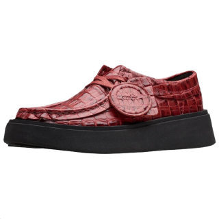 Martine Rose Leather Casual Shoes Men's Red