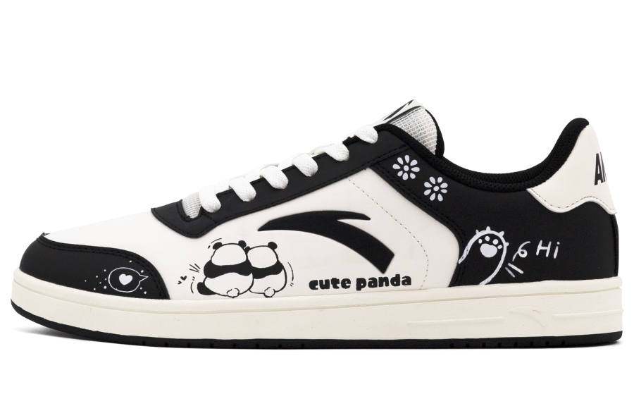 Anta Classic Synthetic Leather, Textile Abrasion Resistant Slip Resistant Abrasion Resistant Slip Resistant Low top